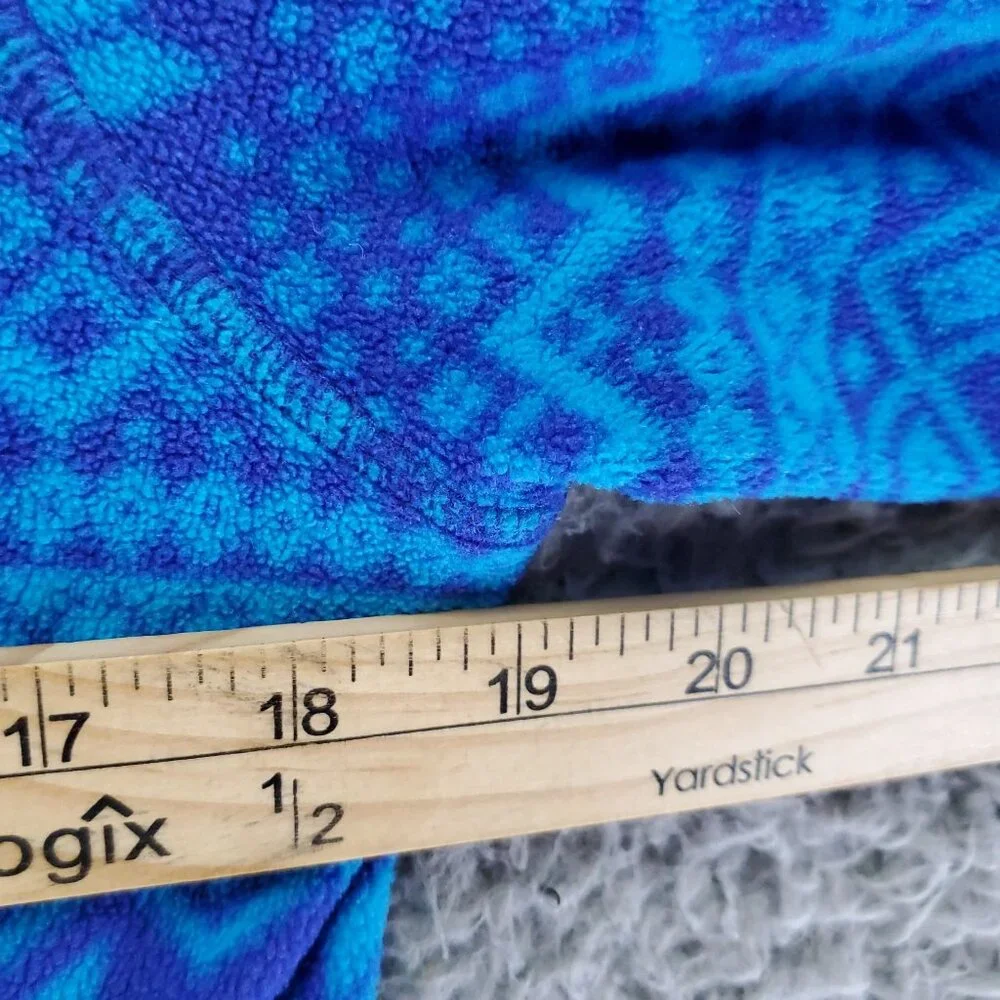 Old Navy Jacket Womens Large Blue Fleece Full Zip
